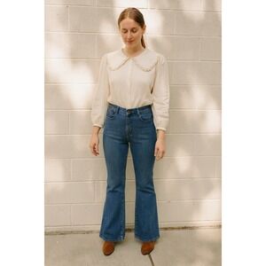 Anthropologie Pilcro The Icon Jeans Womens 25 Dark Wash Stretch Flare Retro Boot